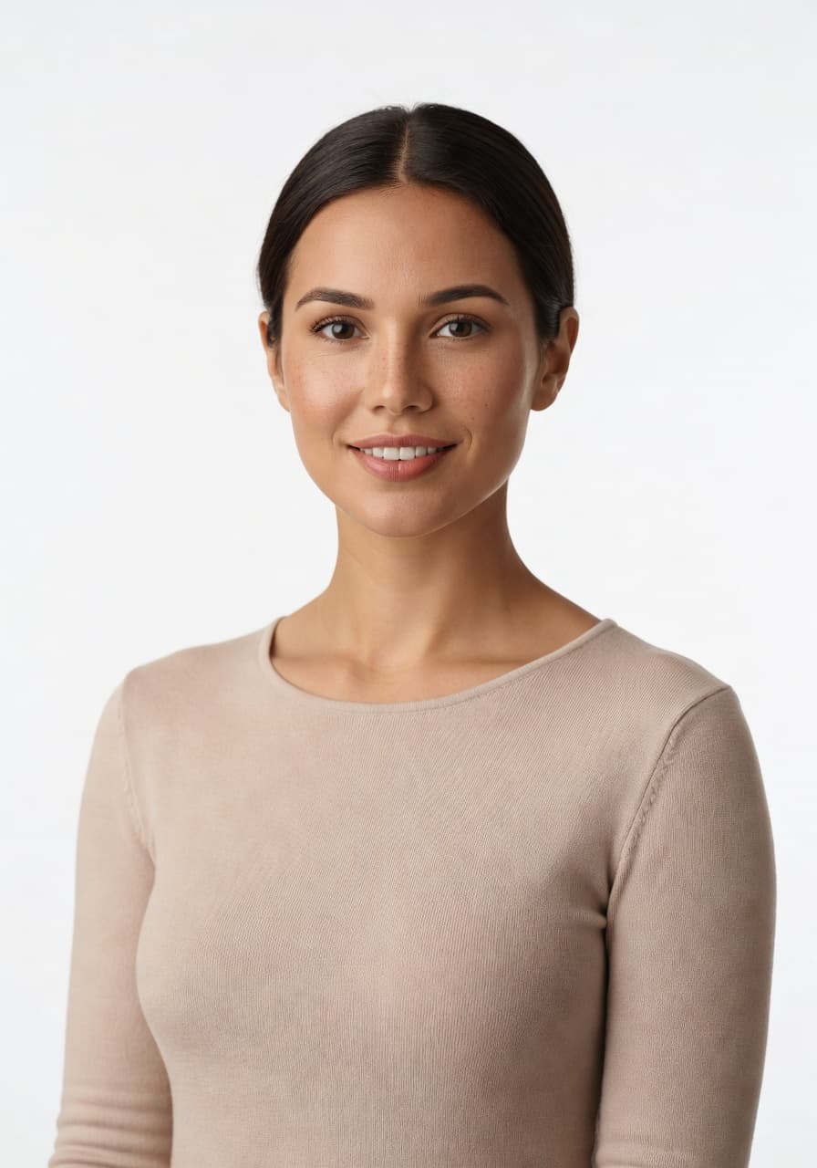 Studio AI headshot result inside the SelfAI Web App